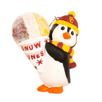 USC Trojans SC Interlock Penguin Snowcone Ornament